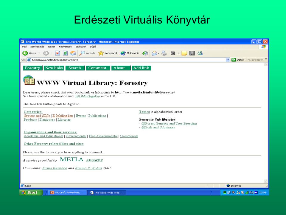 Erdészeti Virtuális Könyvtár
