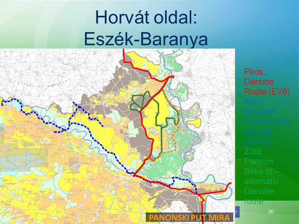 Horvát oldal: Eszék-Baranya