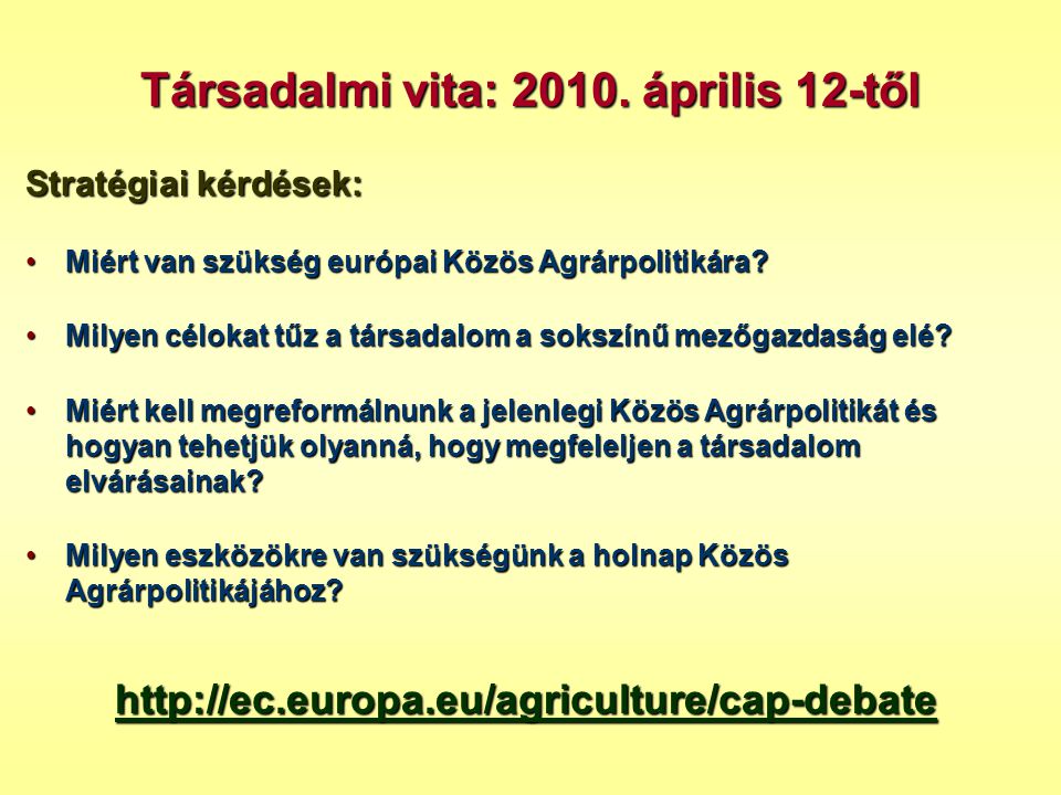 Társadalmi vita: április 12-től