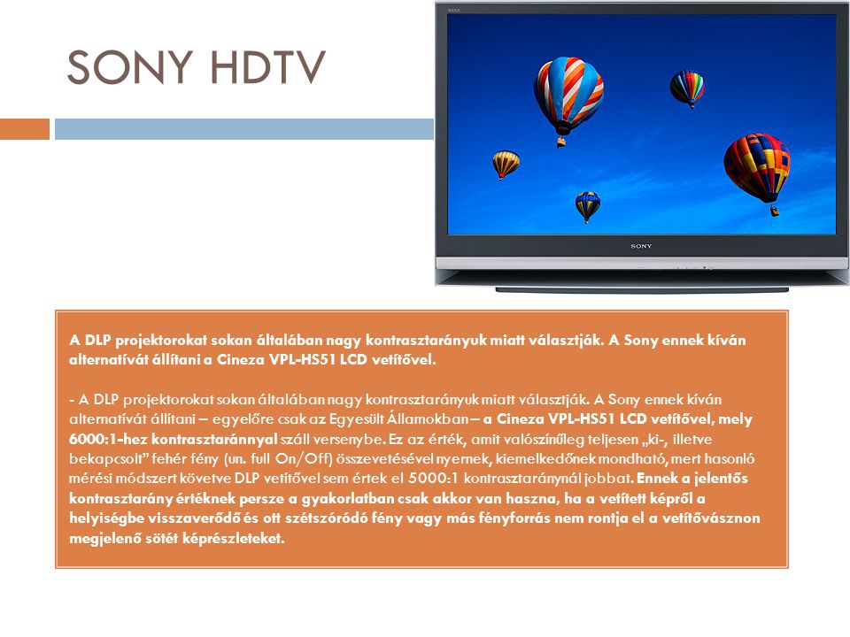 SONY HDTV