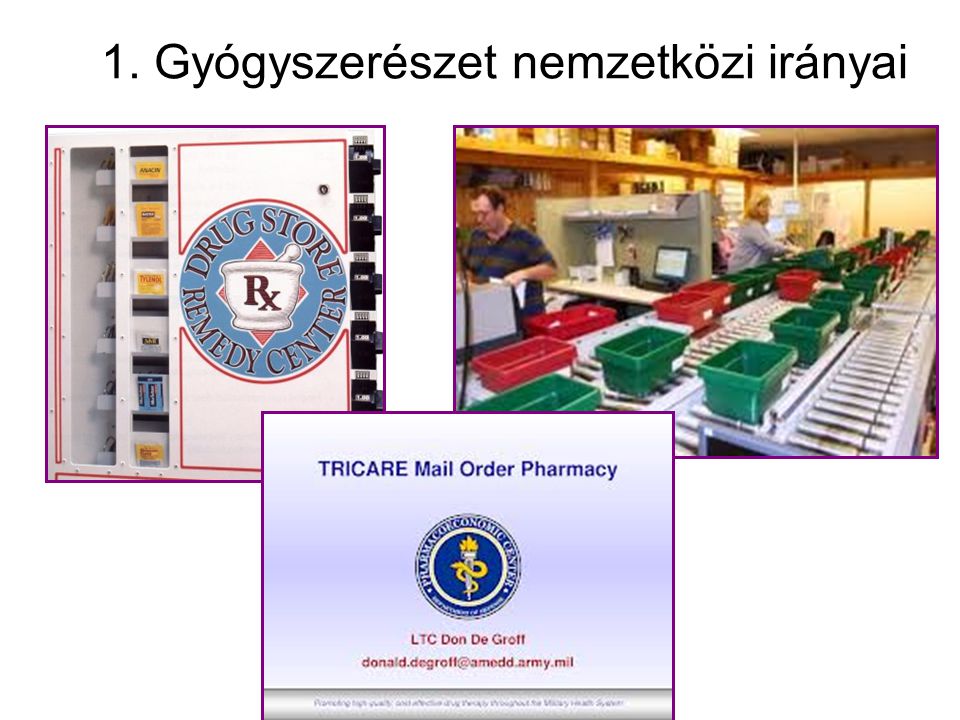 1. Gyógyszerészet nemzetközi irányai