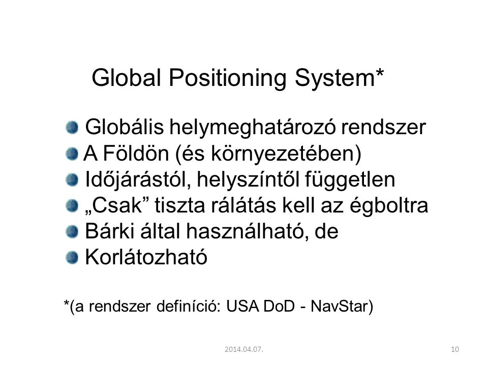 Global Positioning System*