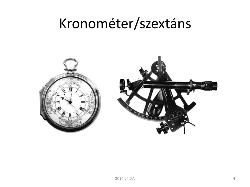 Kronométer/szextáns