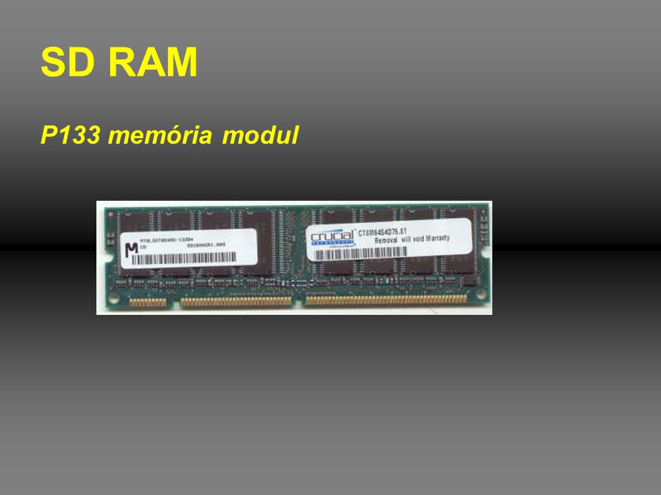 SD RAM P133 memória modul