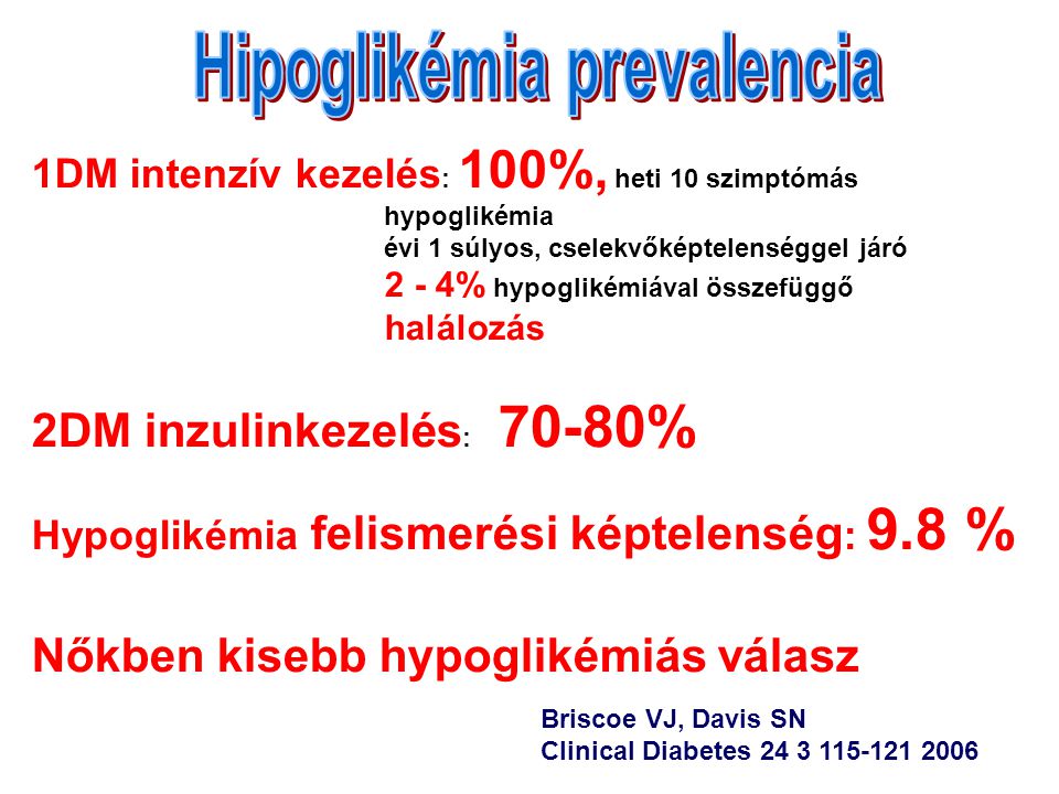 Hipoglikémia prevalencia