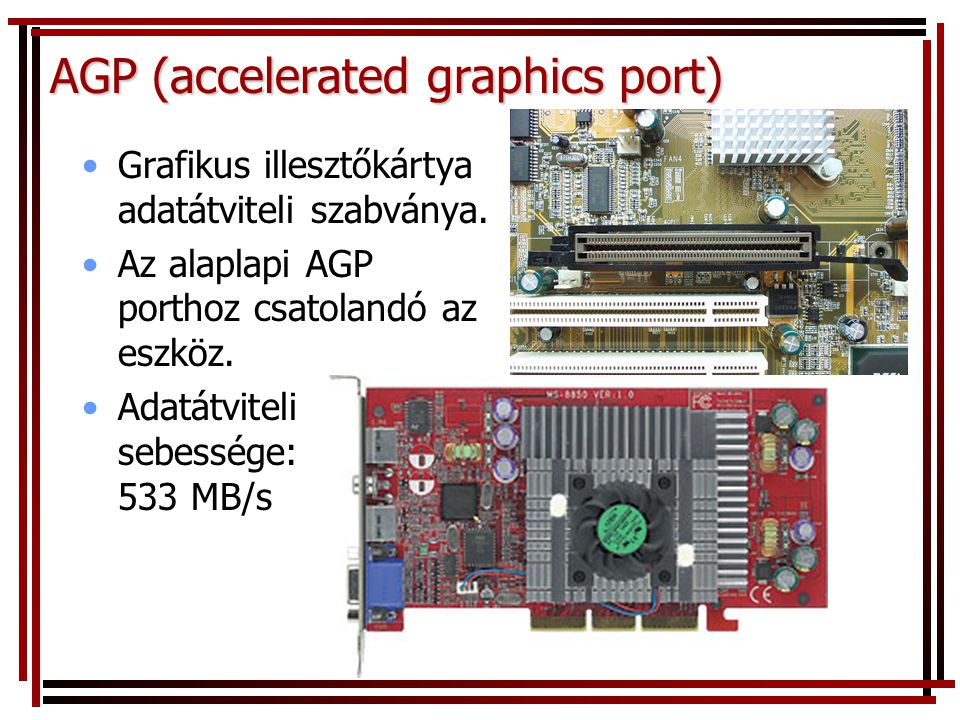 AGP (accelerated graphics port)