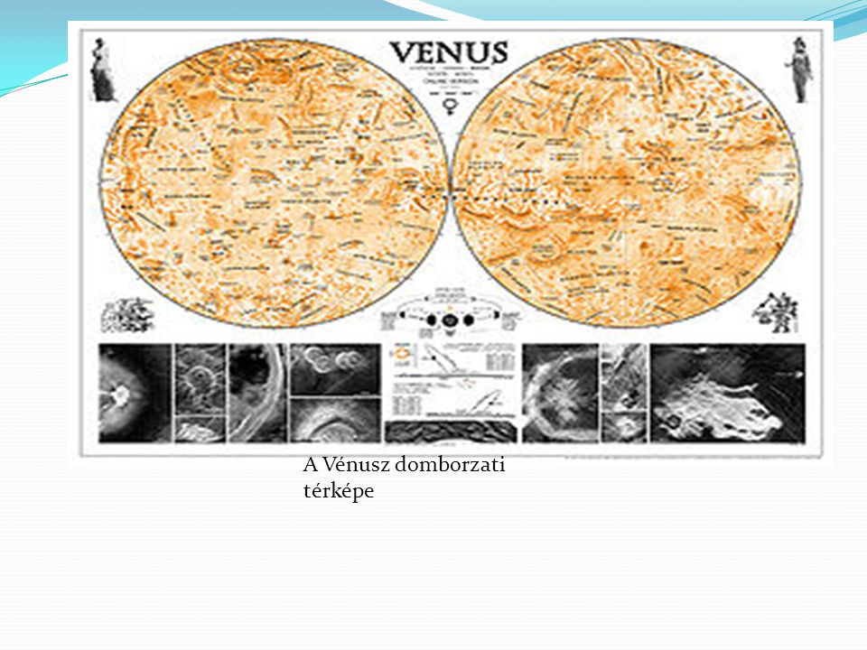 A Vénusz domborzati térképe