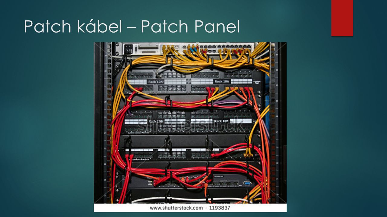 Patch kábel – Patch Panel