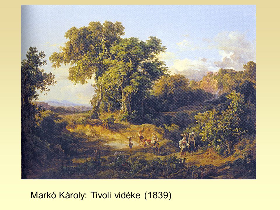 Markó Károly: Tivoli vidéke (1839)