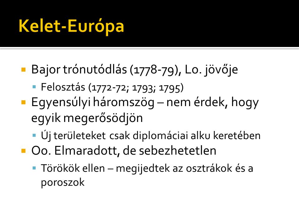 Kelet-Európa Bajor trónutódlás ( ), Lo. jövője