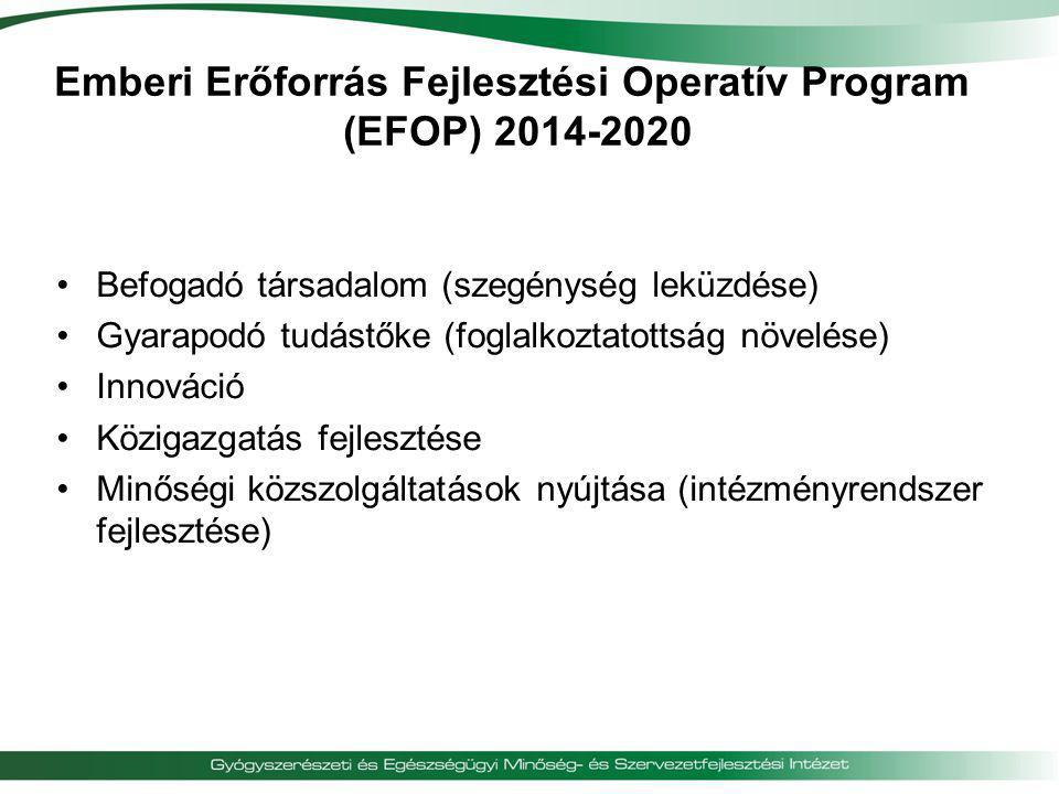 Emberi Erőforrás Fejlesztési Operatív Program (EFOP)