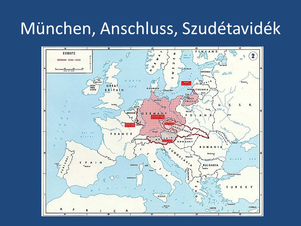 München, Anschluss, Szudétavidék
