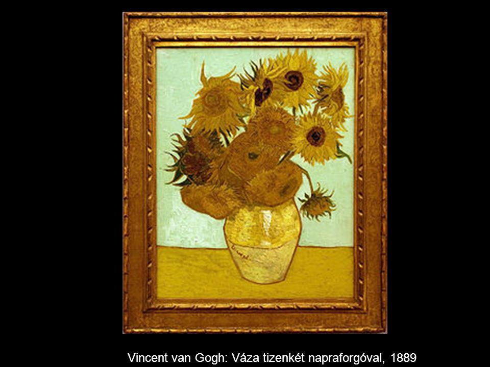 Vincent van Gogh: Váza tizenkét napraforgóval, 1889