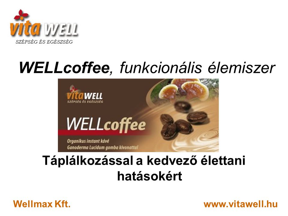 WELLcoffee, funkcionális élemiszer