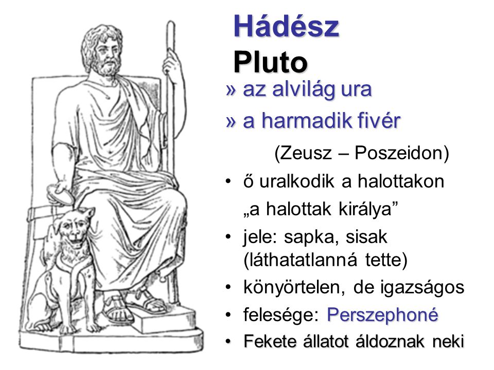 Hádész Pluto » az alvilág ura » a harmadik fivér (Zeusz – Poszeidon)