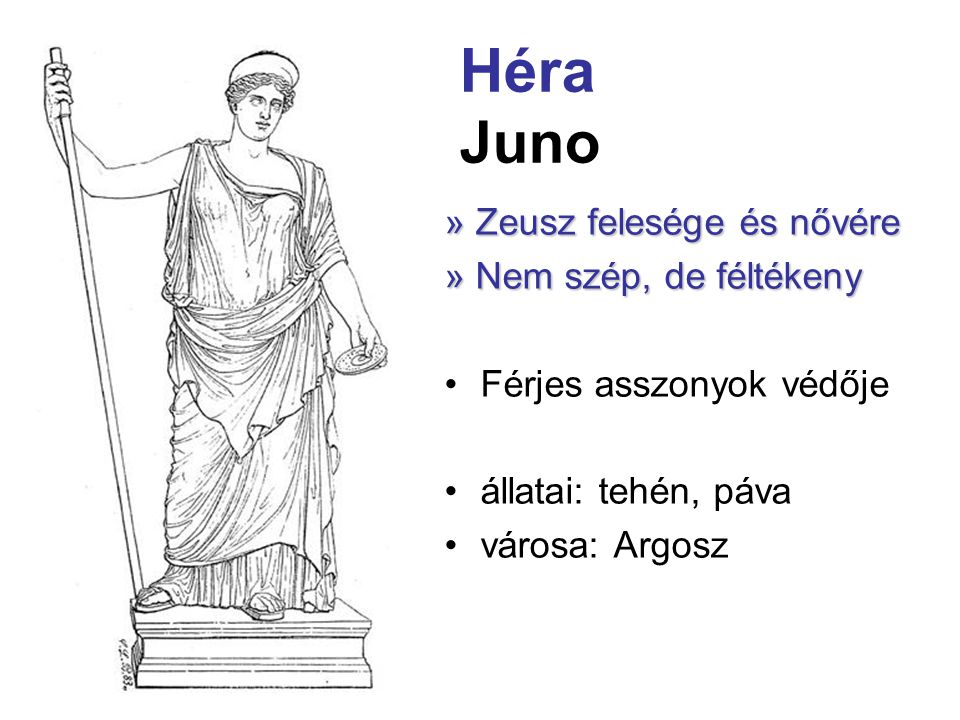 Héra Juno » Zeusz felesége és nővére » Nem szép, de féltékeny