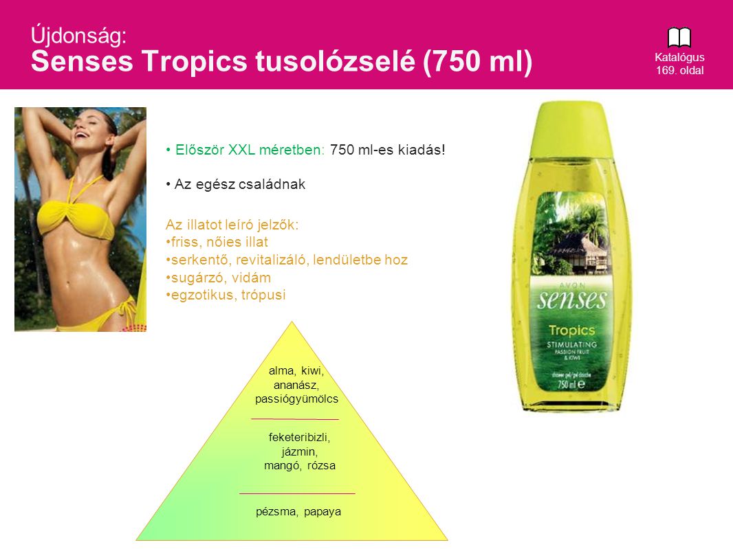 Újdonság: Senses Tropics tusolózselé (750 ml)
