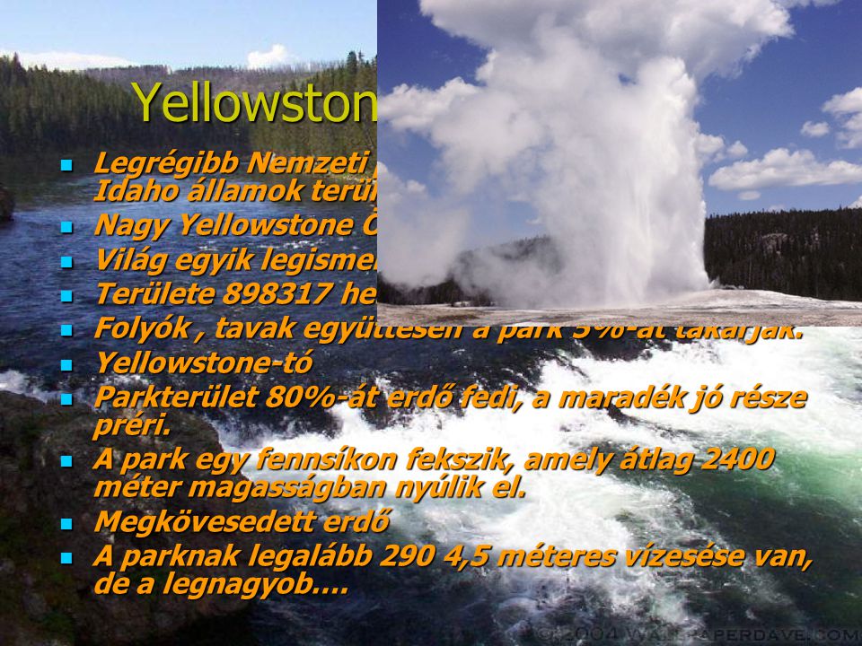 Yellowstone Nemzeti park