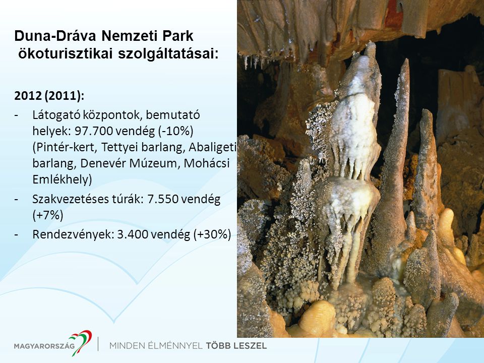 Duna-Dráva Nemzeti Park ökoturisztikai szolgáltatásai: