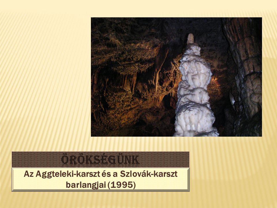 Az Aggteleki-karszt és a Szlovák-karszt barlangjai (1995)
