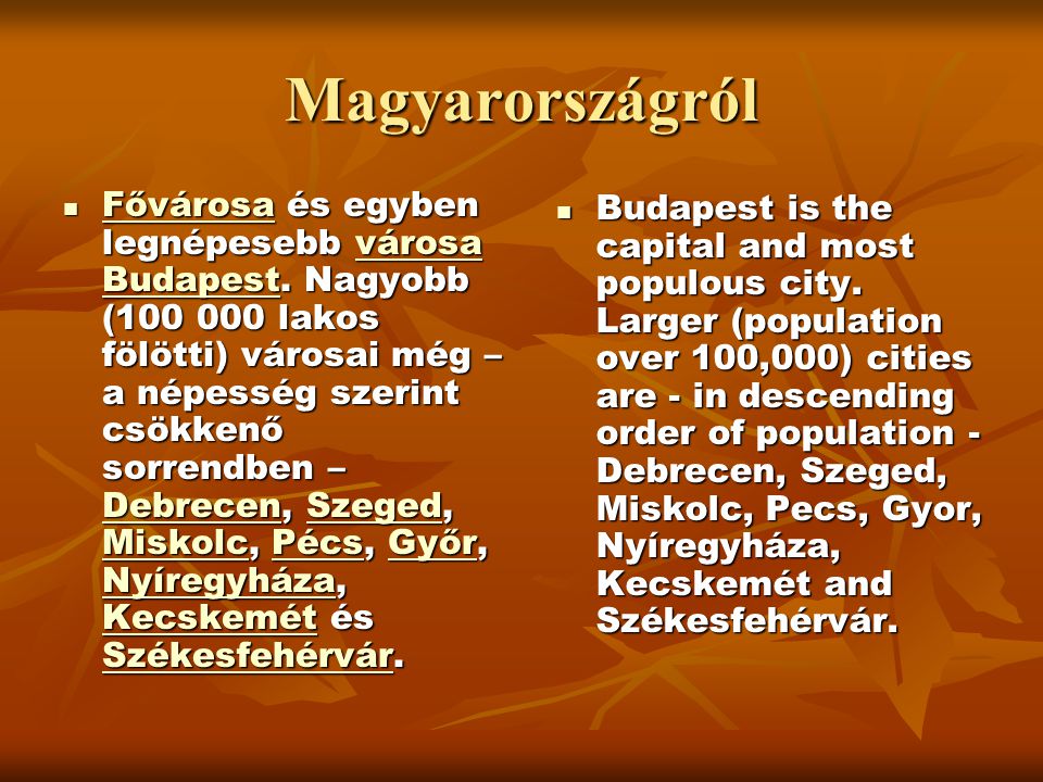 Magyarországról