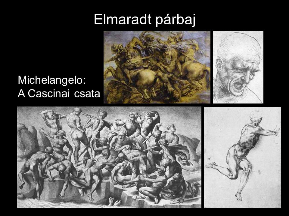 Elmaradt párbaj Michelangelo: A Cascinai csata