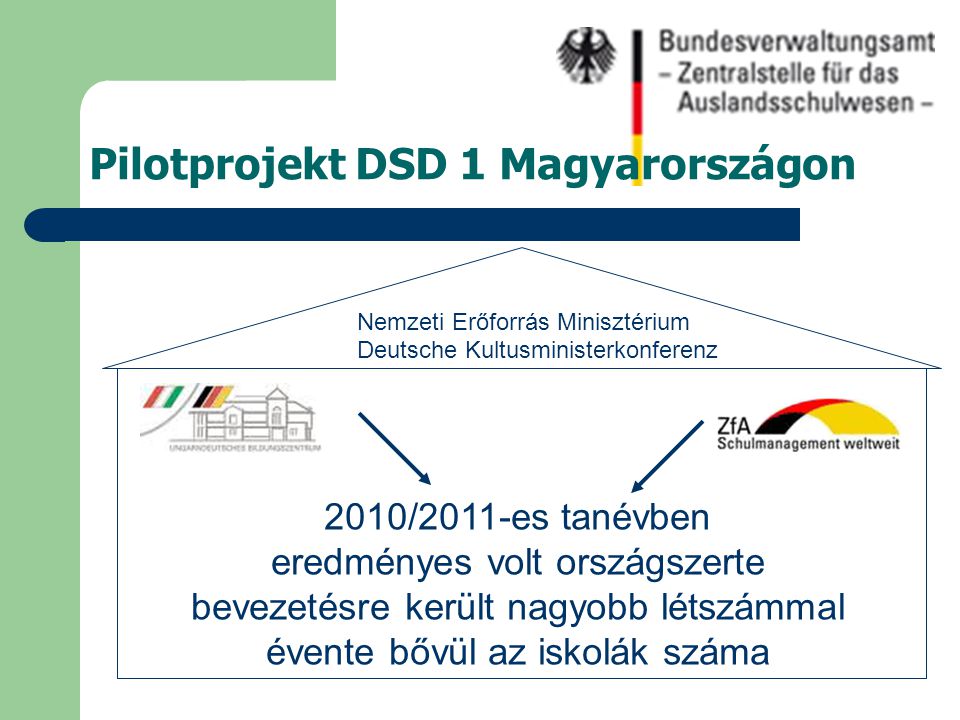 Pilotprojekt DSD 1 Magyarországon
