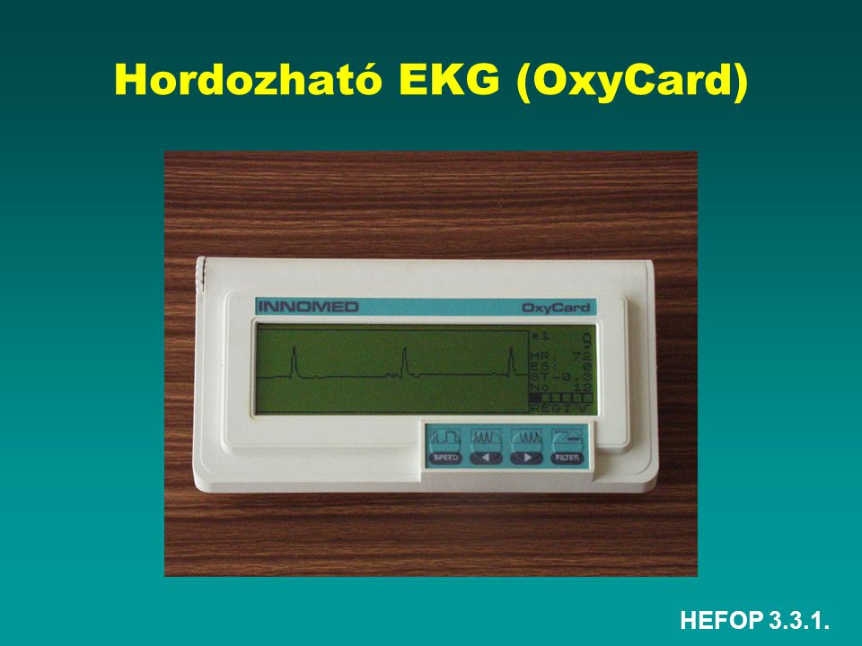 Hordozható EKG (OxyCard)