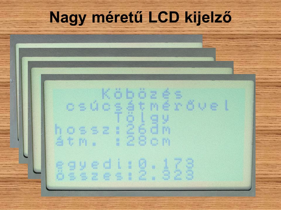 Nagy méretű LCD kijelző