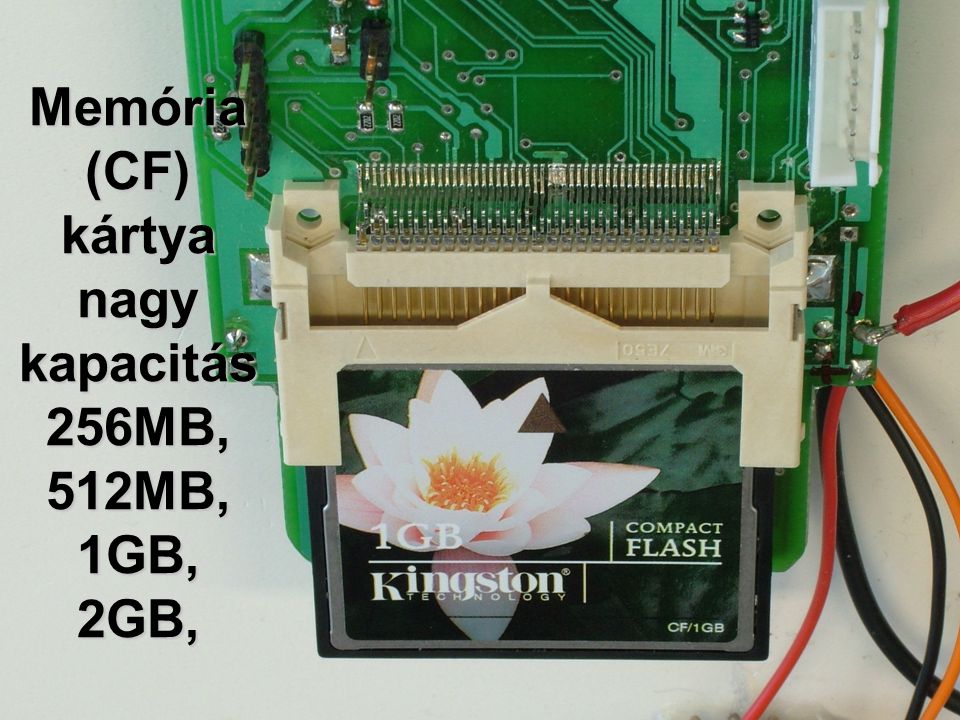 Memória (CF) kártya nagy kapacitás 256MB, 512MB, 1GB, 2GB,