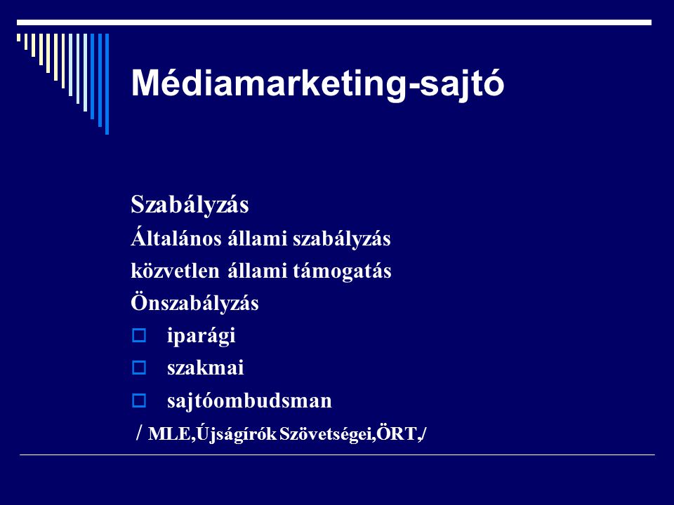 Médiamarketing-sajtó