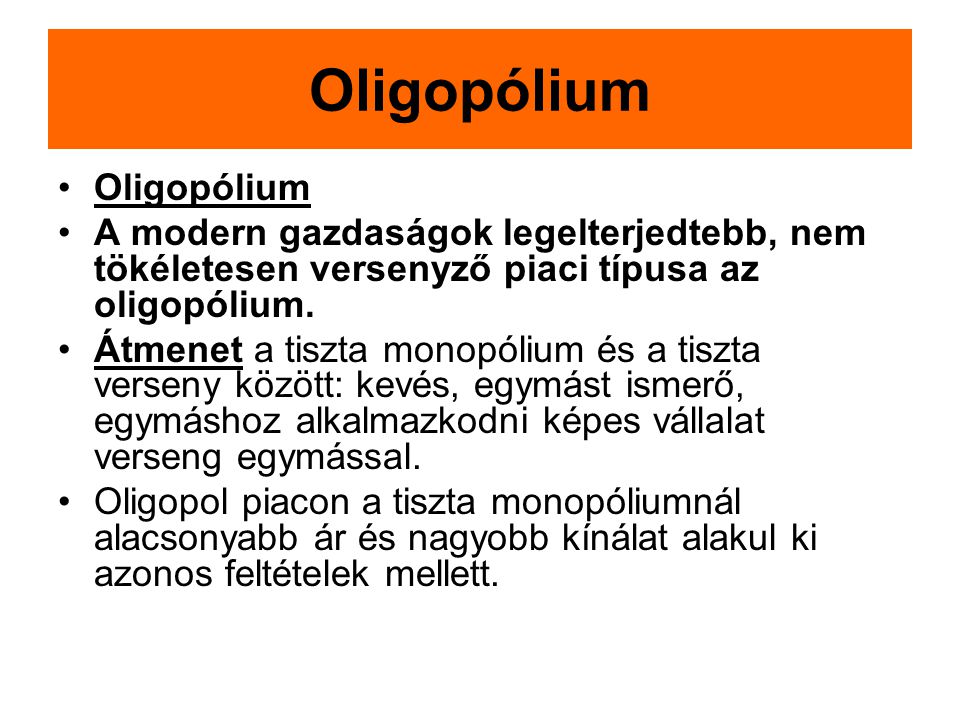 Oligopólium Oligopólium