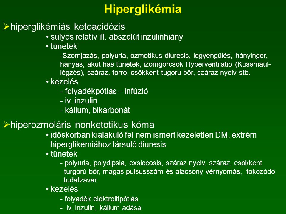 Hiperglikémia hiperglikémiás ketoacidózis