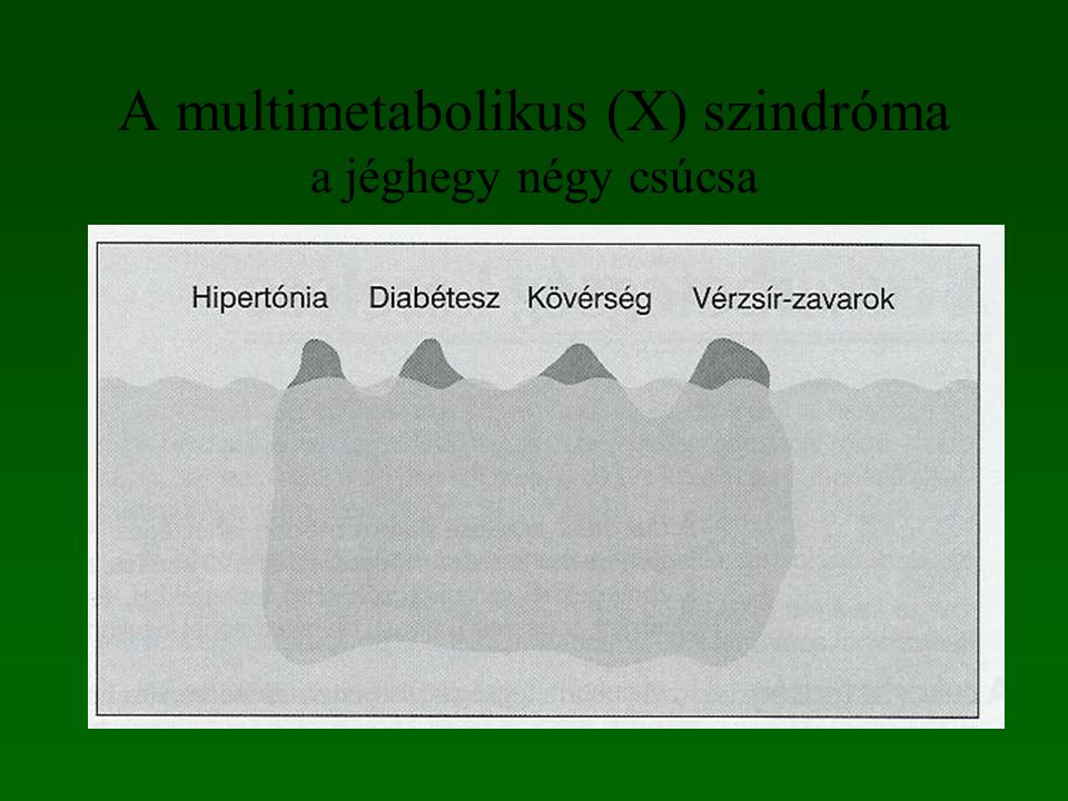 A multimetabolikus (X) szindróma a jéghegy négy csúcsa