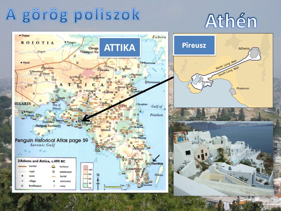 A görög poliszok Athén Pireusz ATTIKA