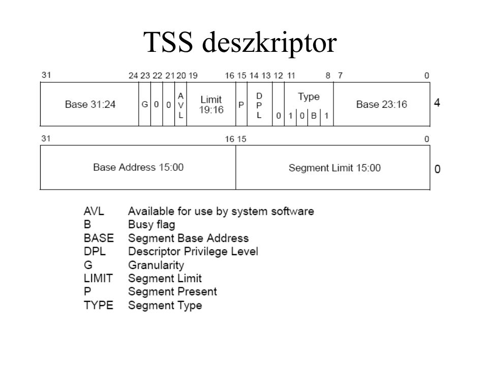 TSS deszkriptor