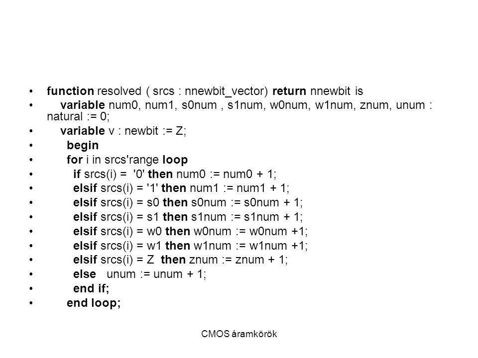 function resolved ( srcs : nnewbit_vector) return nnewbit is