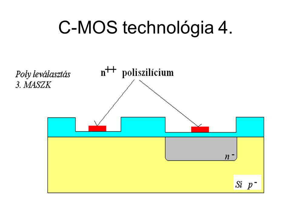 C-MOS technológia 4. CMOS áramkörök