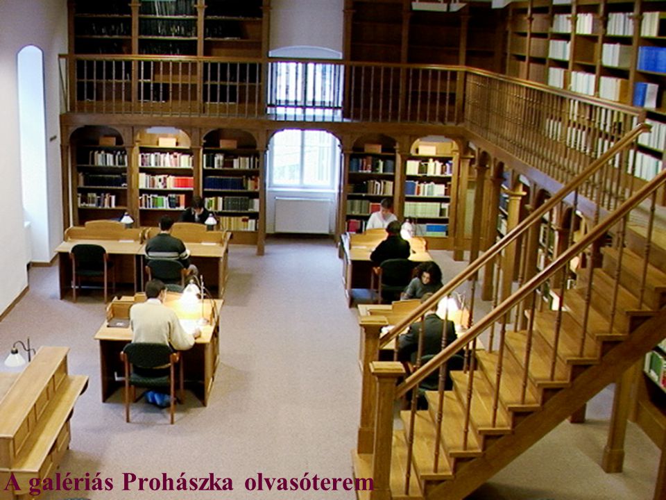 A galériás Prohászka olvasóterem