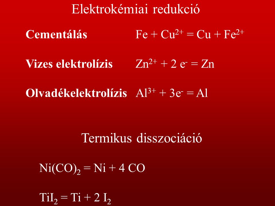 Elektrokémiai redukció
