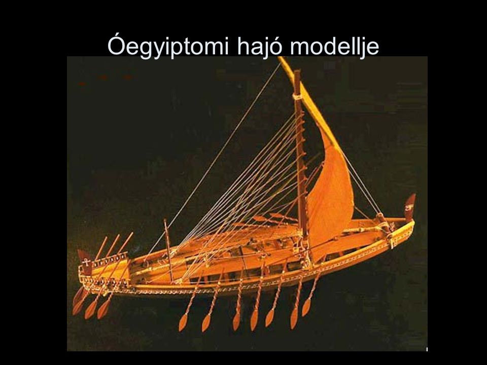 Óegyiptomi hajó modellje