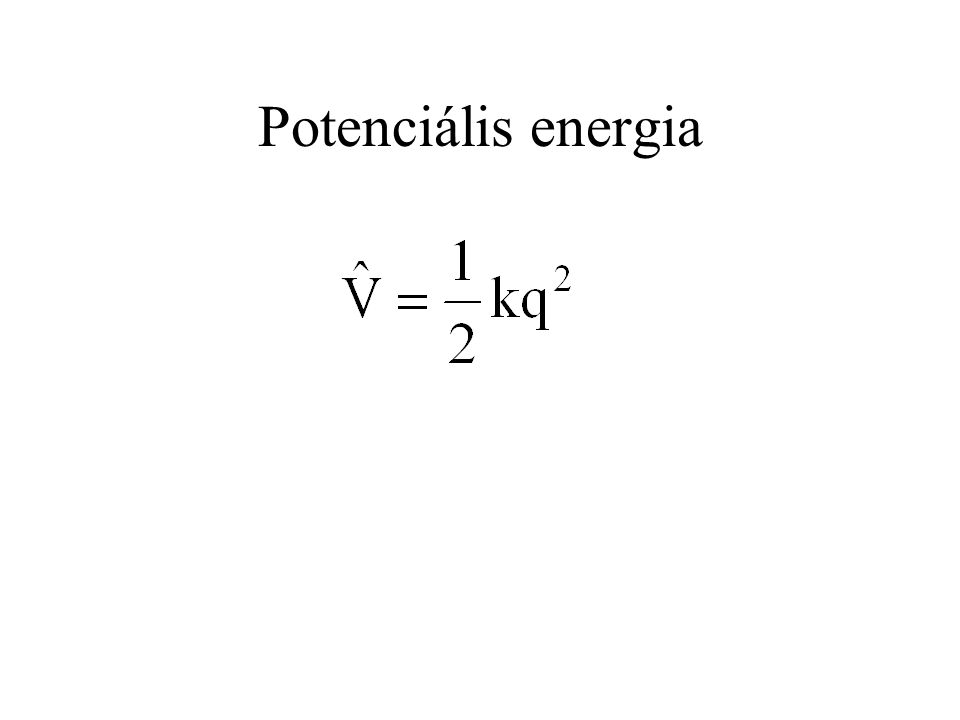 Potenciális energia