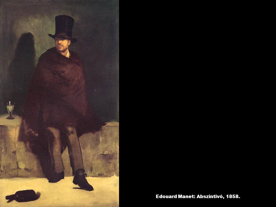 Edouard Manet: Abszintivó, 1858.