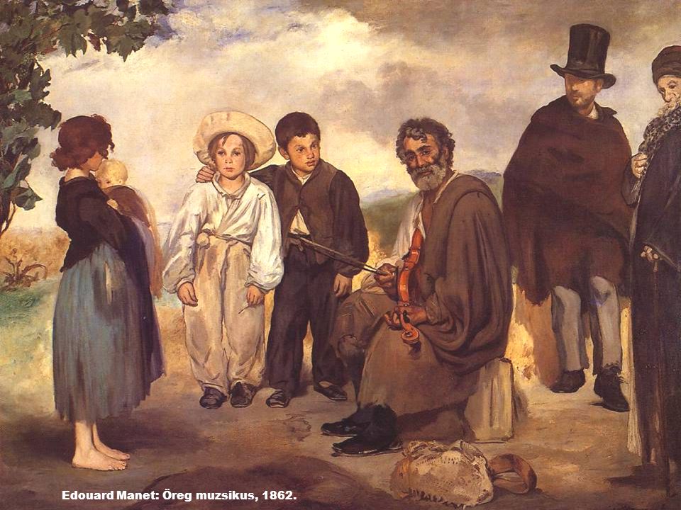 Edouard Manet: Öreg muzsikus, 1862.