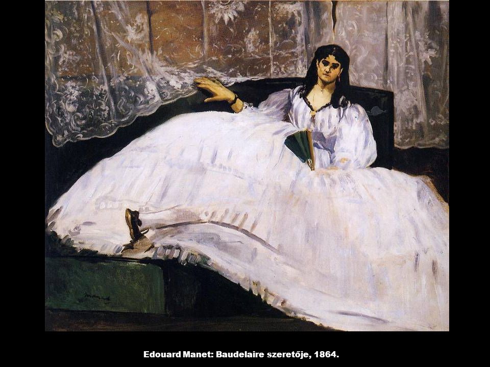 Edouard Manet: Baudelaire szeretője, 1864.