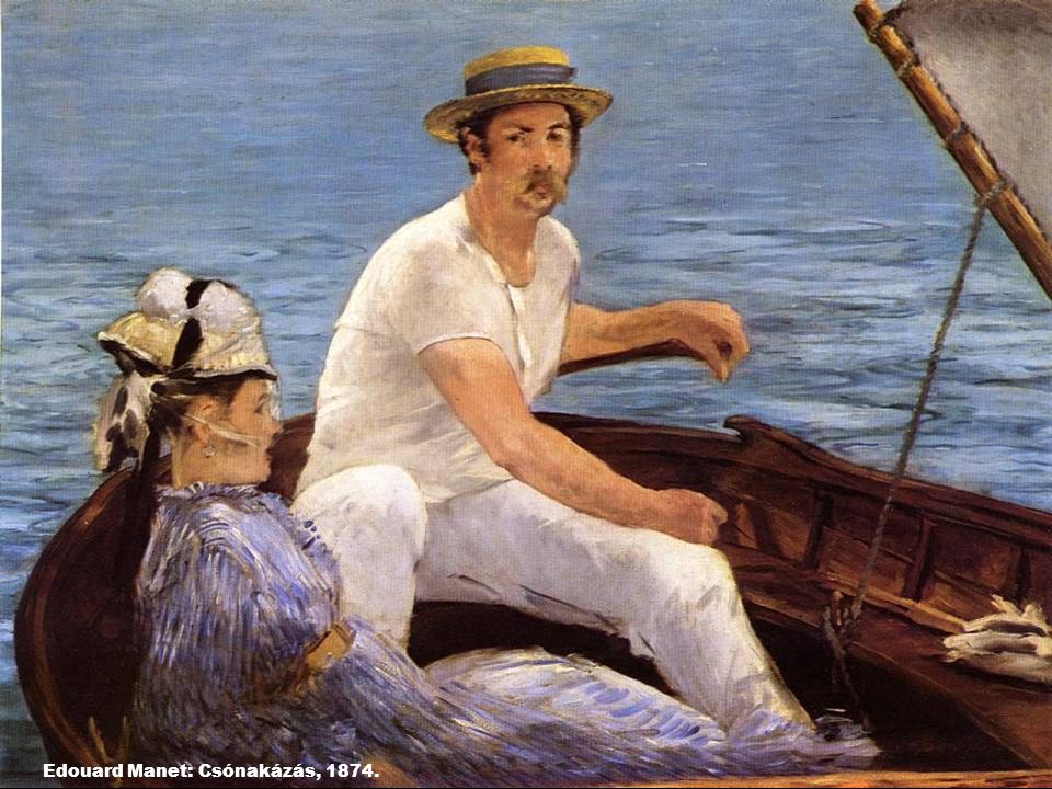 Edouard Manet: Csónakázás, 1874.