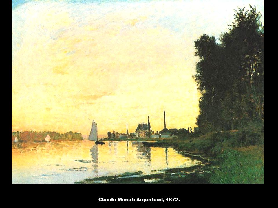 Claude Monet: Argenteuil, 1872.