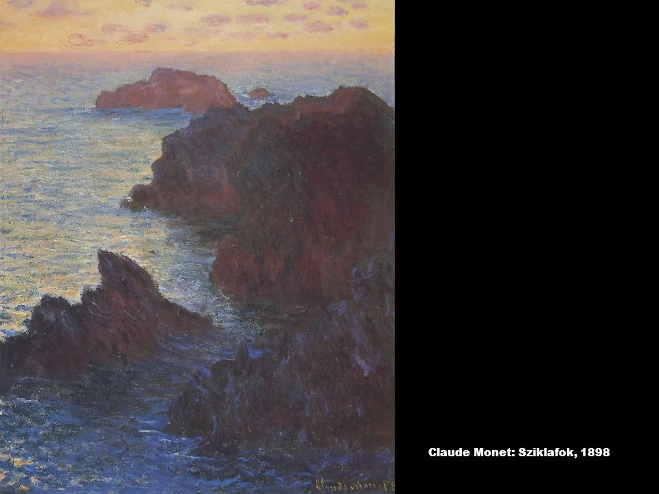 Claude Monet: Sziklafok, 1898