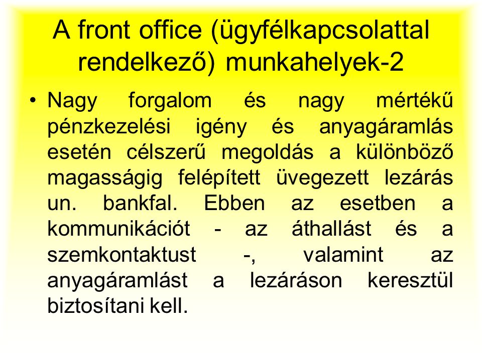 A front office (ügyfélkapcsolattal rendelkező) munkahelyek-2