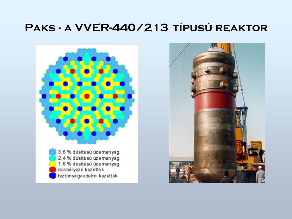 Paks - a VVER-440/213 típusú reaktor
